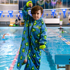 swim parka with frogs pattern