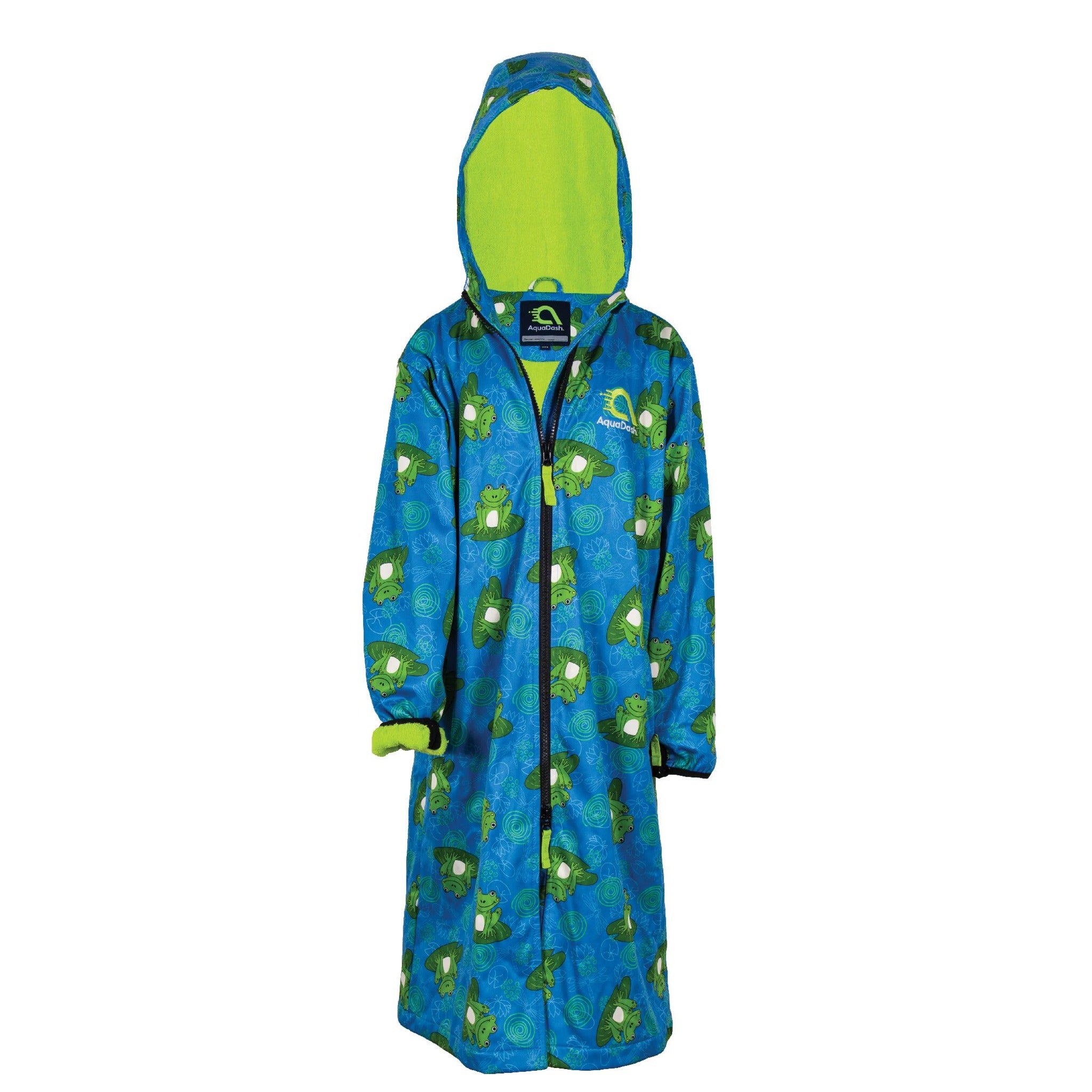 Swim Parka with green frogs