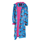 Patterned swim parka for kids