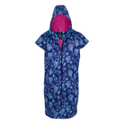 pink and blue swim parka for ladies