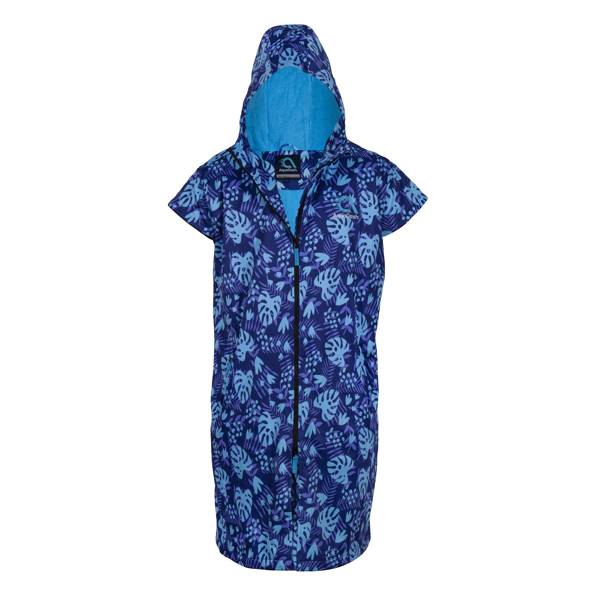 ladies blue swim parka