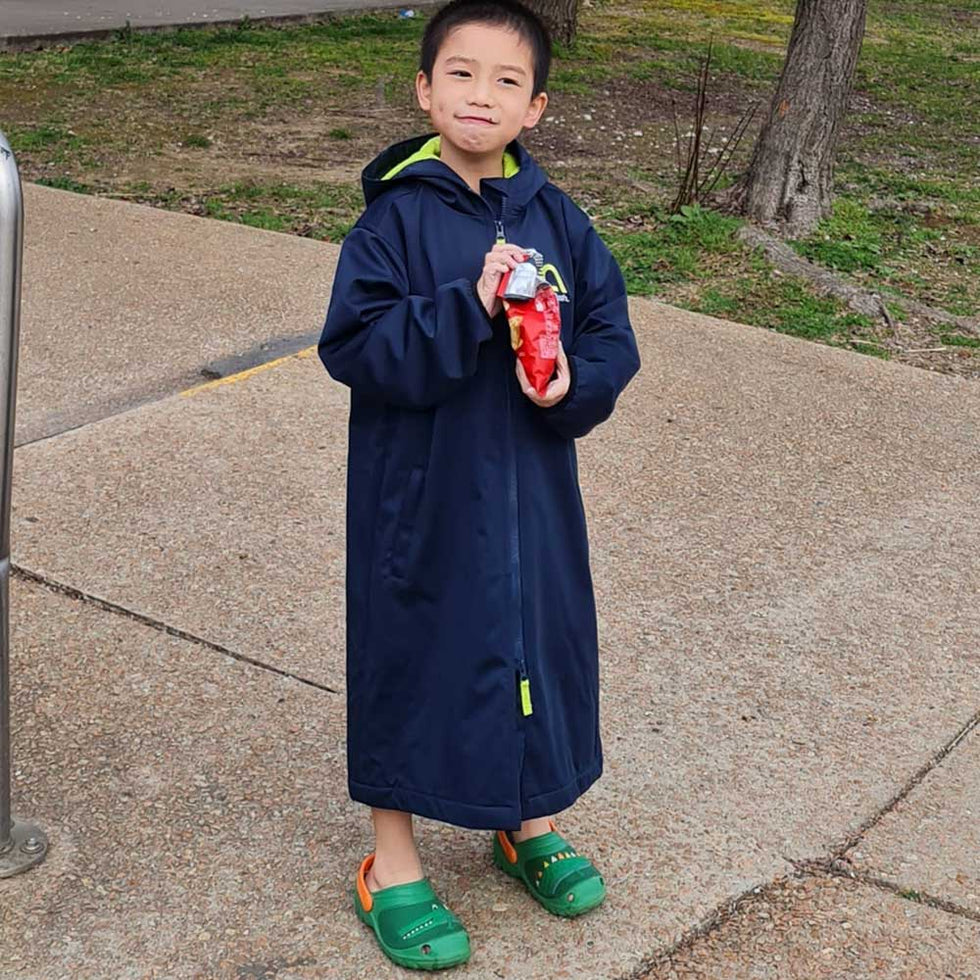 Children's Swim Parka | SUSTAINABLE Kids Swimming Parkas | Aquadash